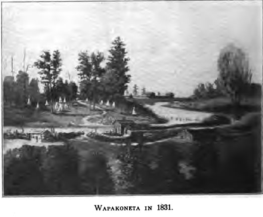 Wapakoneta in 1831
